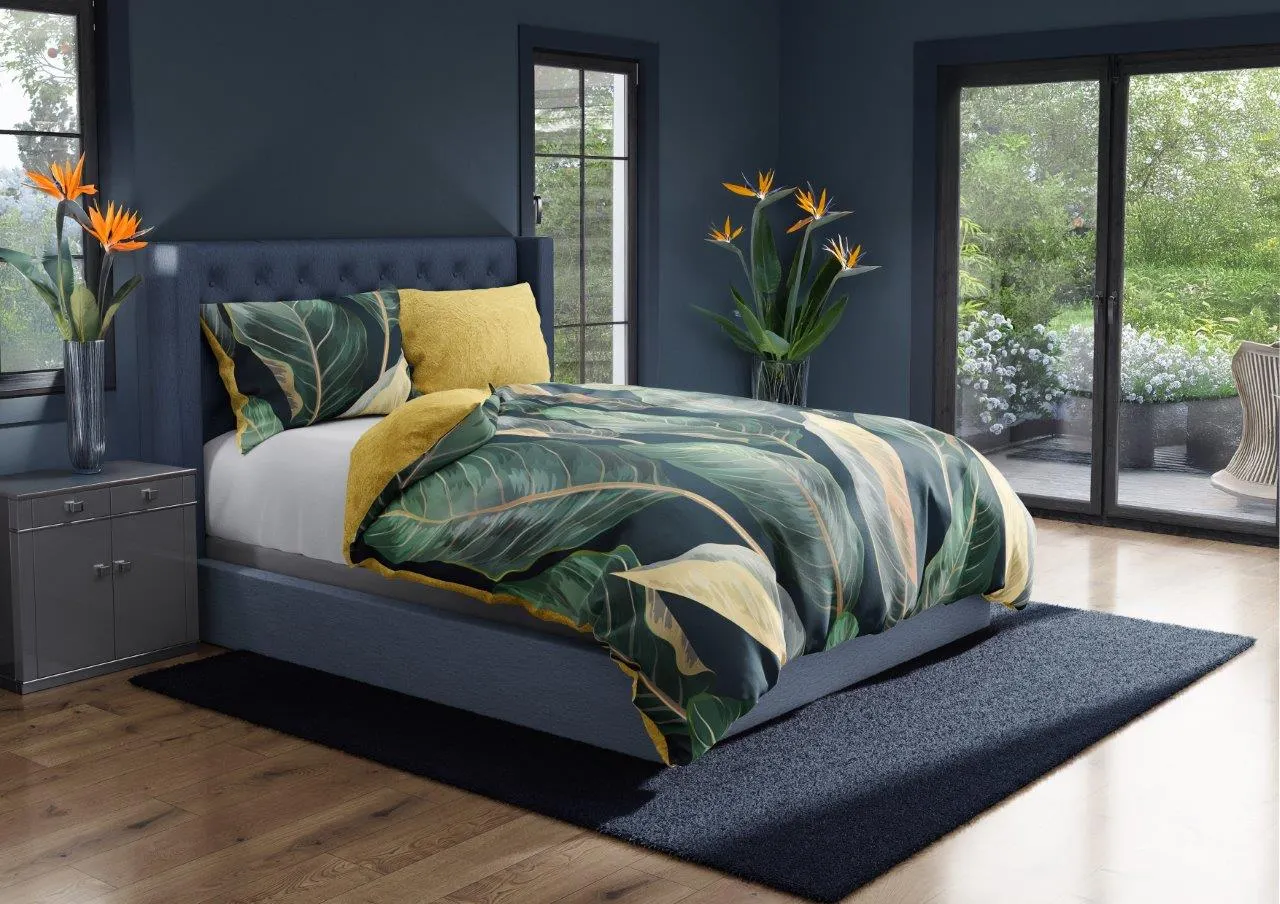 Pościel komplet NOBILE 013 160x200+2x70x80 satyna bawełaniana fotoprint wielokolorowy - FARO_31221