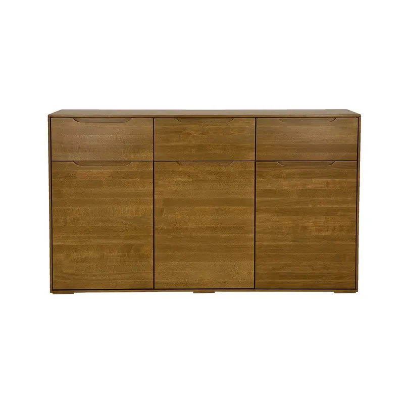 Komoda bukowa KD421 Szary DREWMAX - 33720