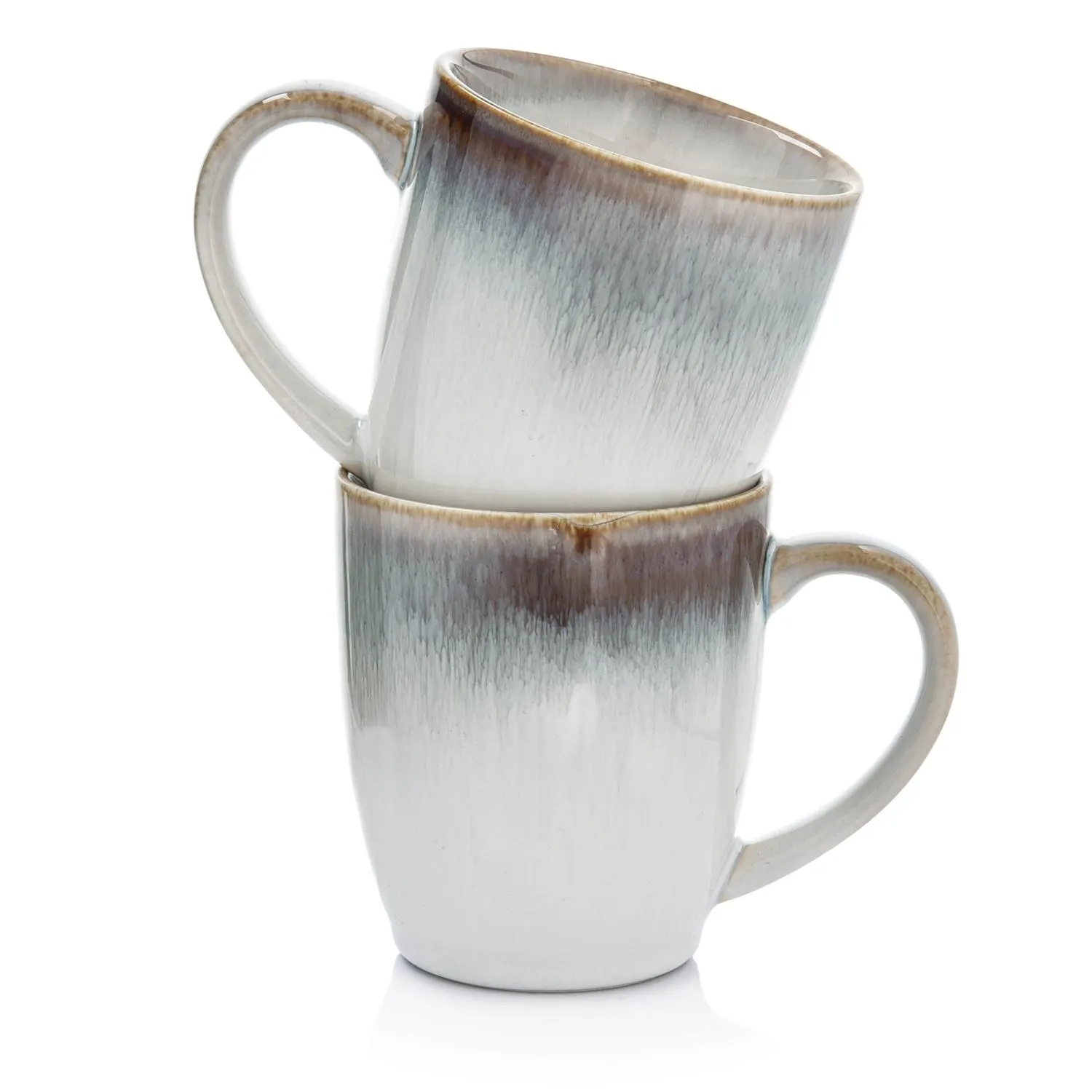 image szklanki, mug, ceramiczna, gradient, dwie sztuki