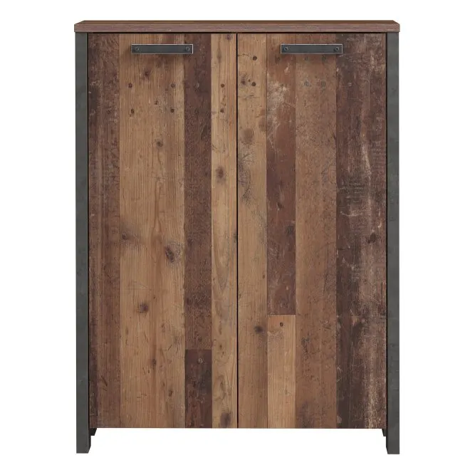 Szafka CLIF 2-drzwiowa - old wood vintage, beton - CLFR325-C546