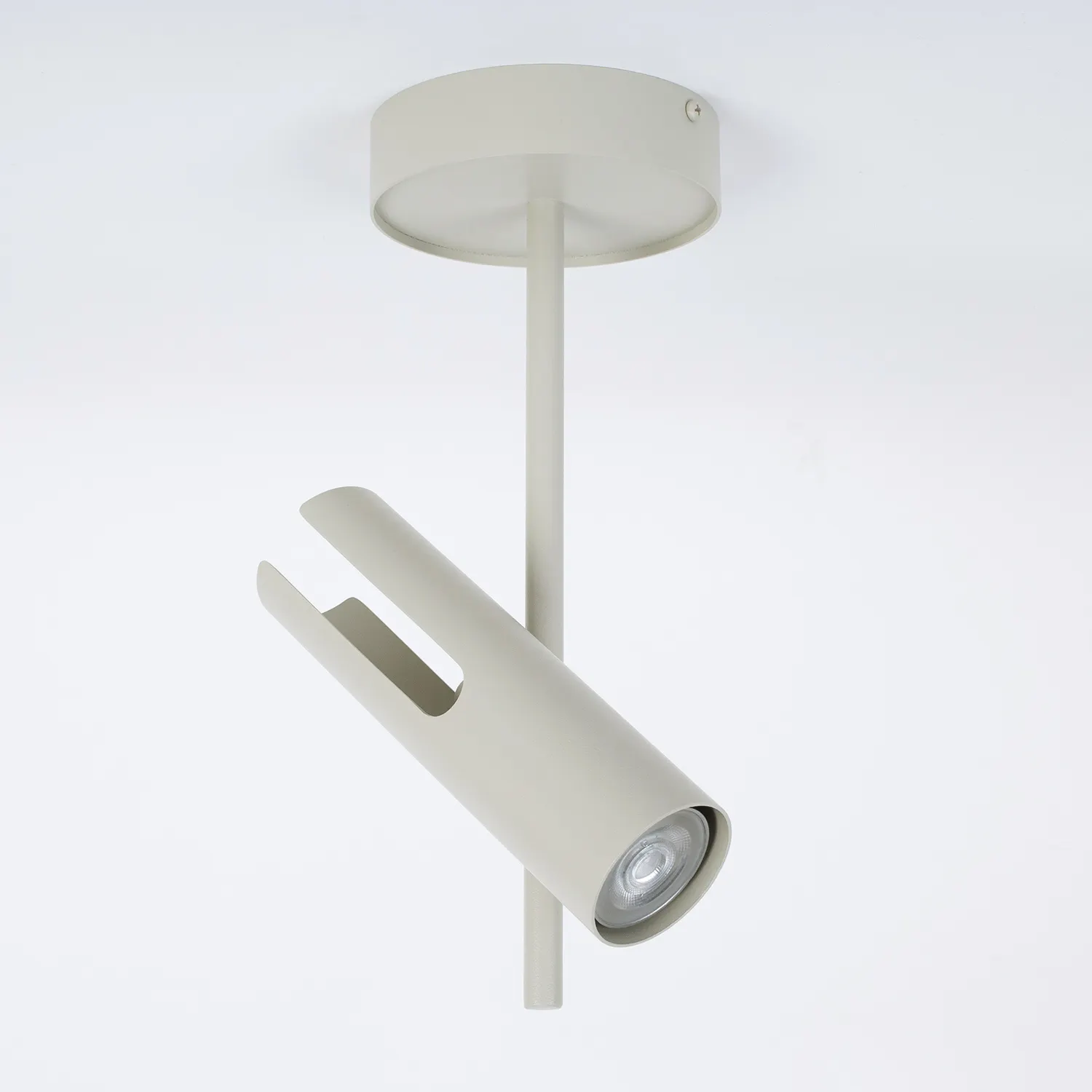 Plafon stalowy LEDA 1 szary beż - SI_41143