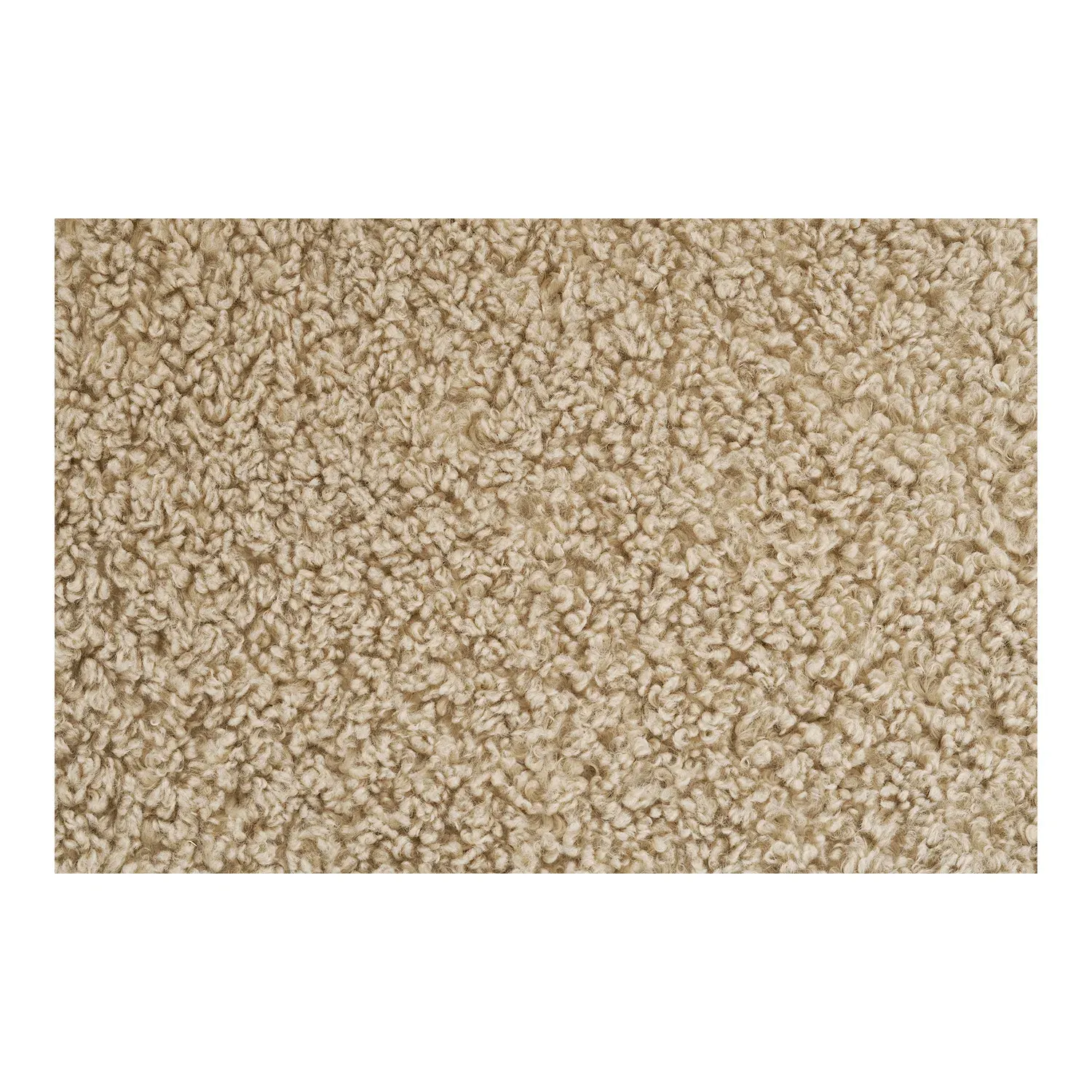 Sofa w obłych kształtach DALI 304cm z 4 poduszkami beżowy - 1250005