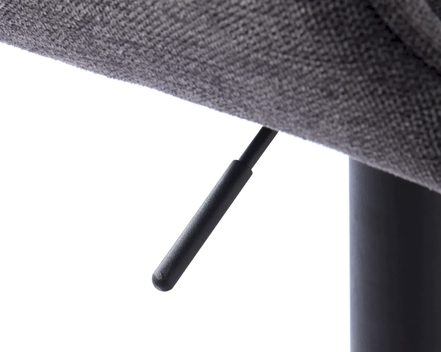 Hoker pikowany NOLAN z regulacją wysokości ciemnoszary - UN_50840001