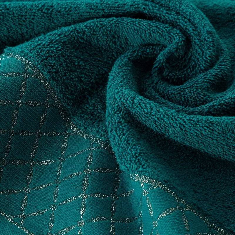 RĘCZNIK LAYLA (06) 70 X 140 CM CIEMNOTURKUSOWY - EU_455027