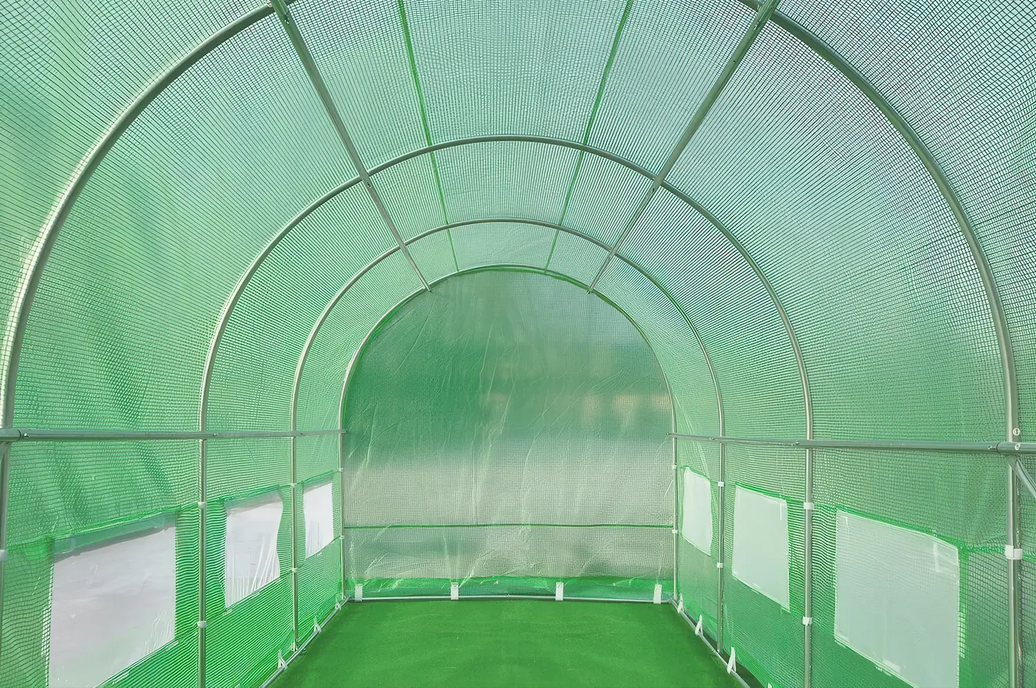 Tunel foliowy CULTIVO 2.5x4x2m (10m2) 4 sekcje zielony - FG003021