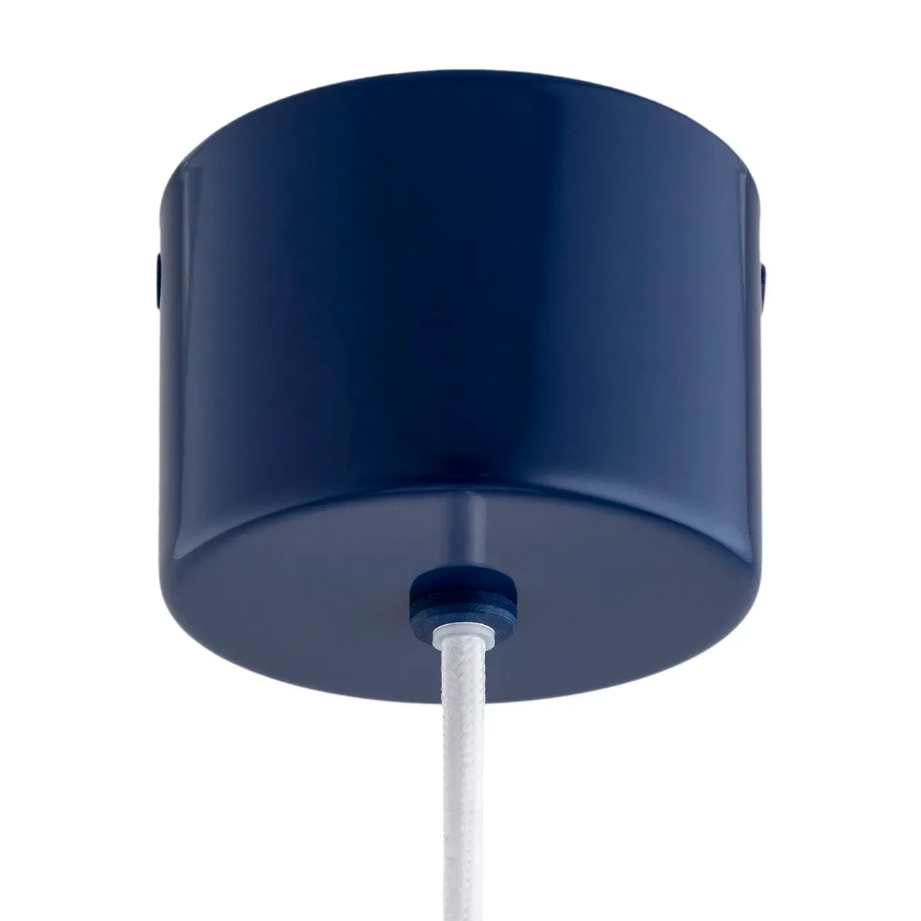 Lampa wisząca paska BOLL ceramika bolesławiecka granatowy kremowy — zdjęcie 5