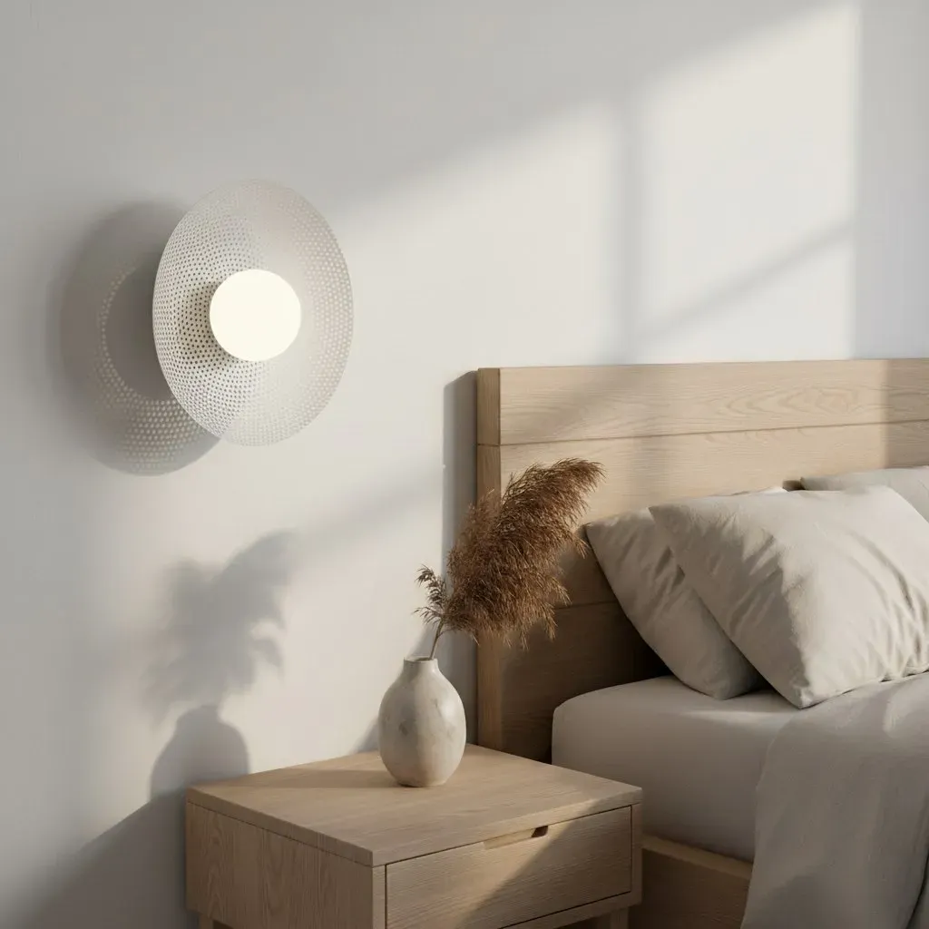 Kinkiet metalowy VIBEZ K1 biały - 1541/K1