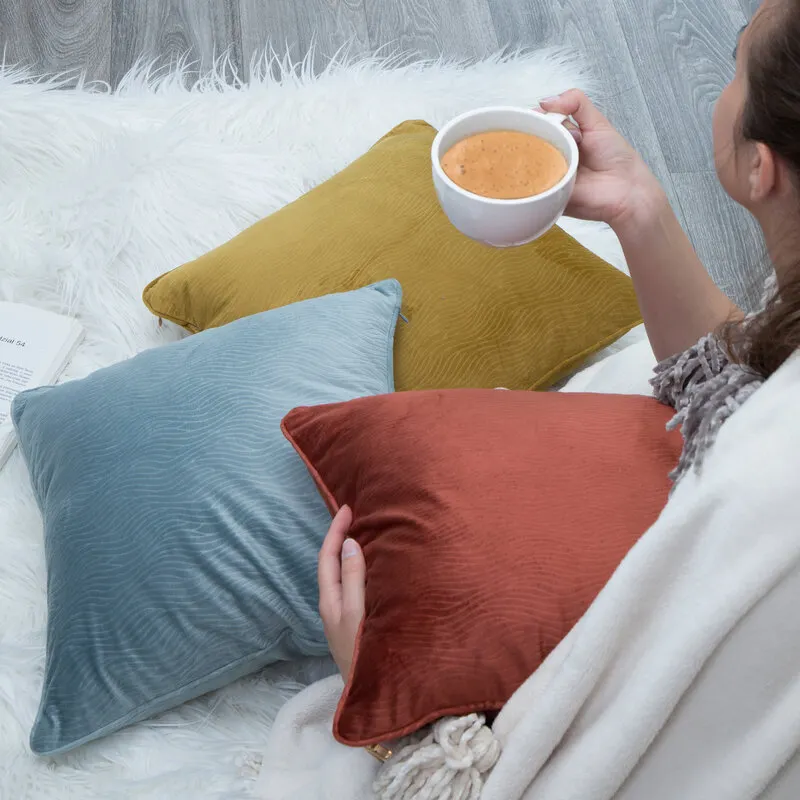 POSZEWKA LILI 40 X 40 CM CIEMNONIEBIESKI - EU_384168