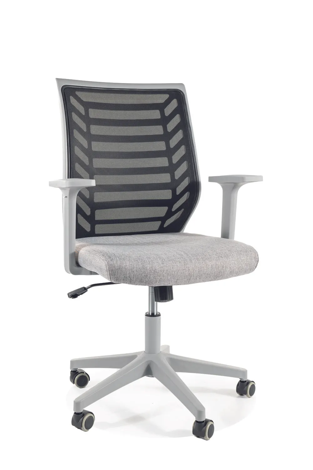 FOTEL OBROTOWY Q-320 CZARNY/SZARY SIGNAL