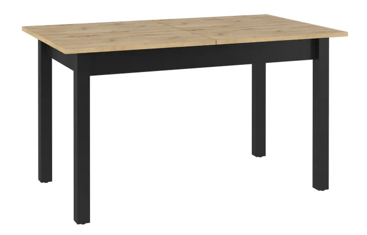 Stół rozkładany 146(186)x84 Quant QA-10 dąb artisan/czarny