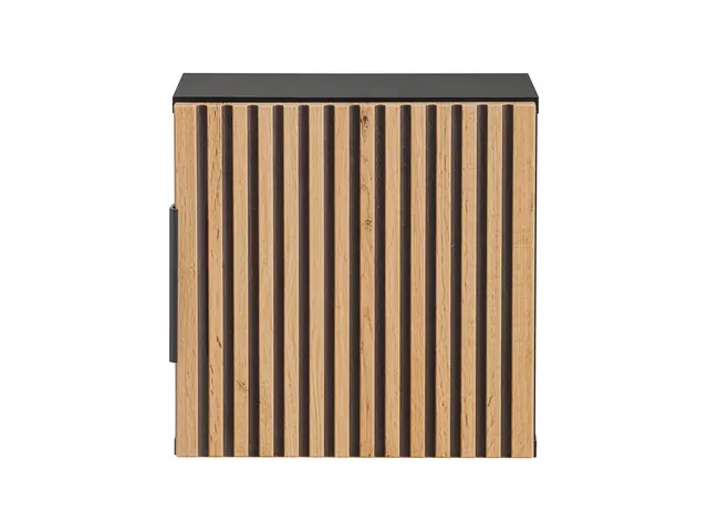 Szafka górna XILO szary, dąb wotan 35x22cm - XILO_BLACK_WOTAN_83-01-D-1D