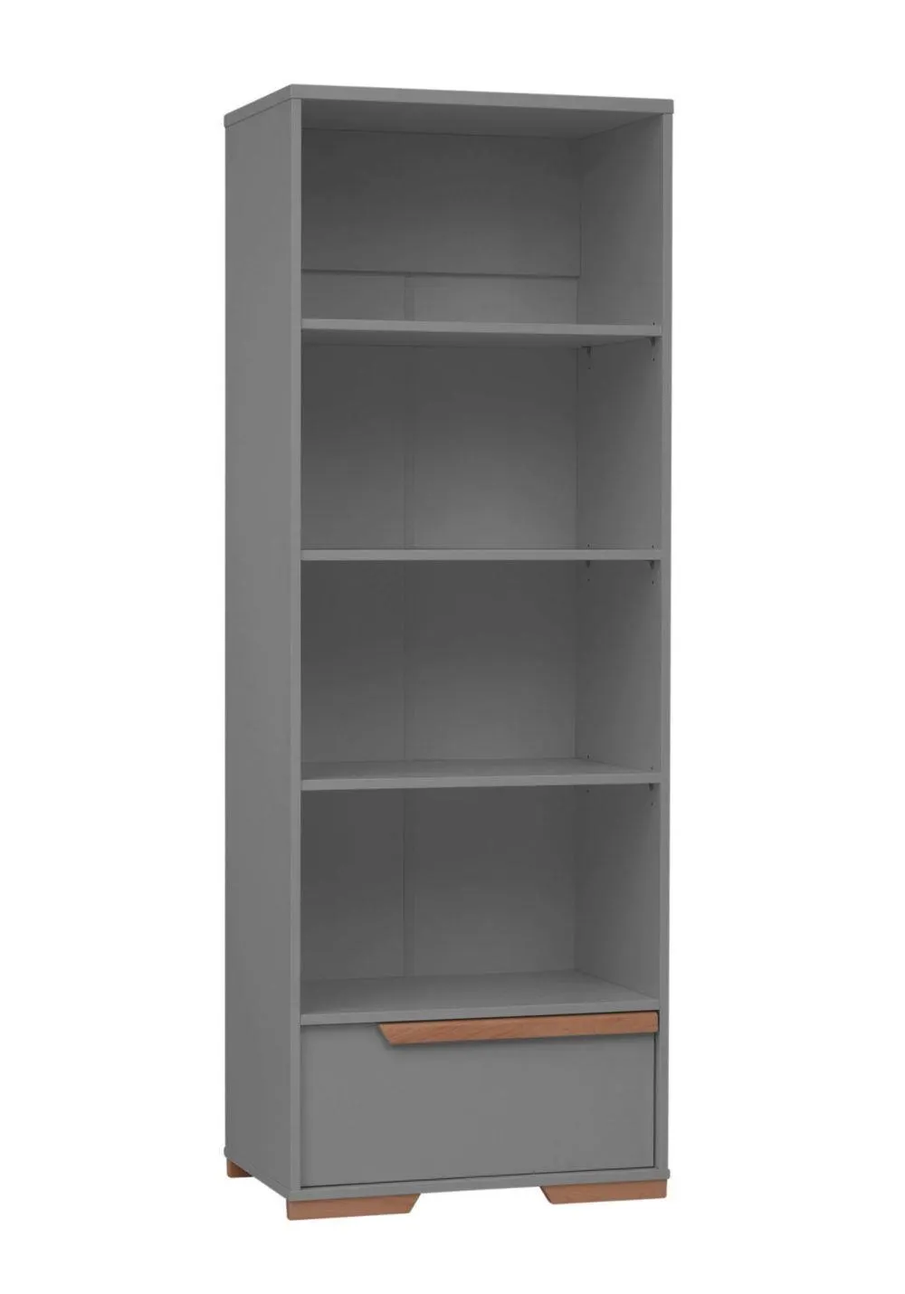 Regał z szufladą SNAP 70x195 ciemnoszary Półka, Meble