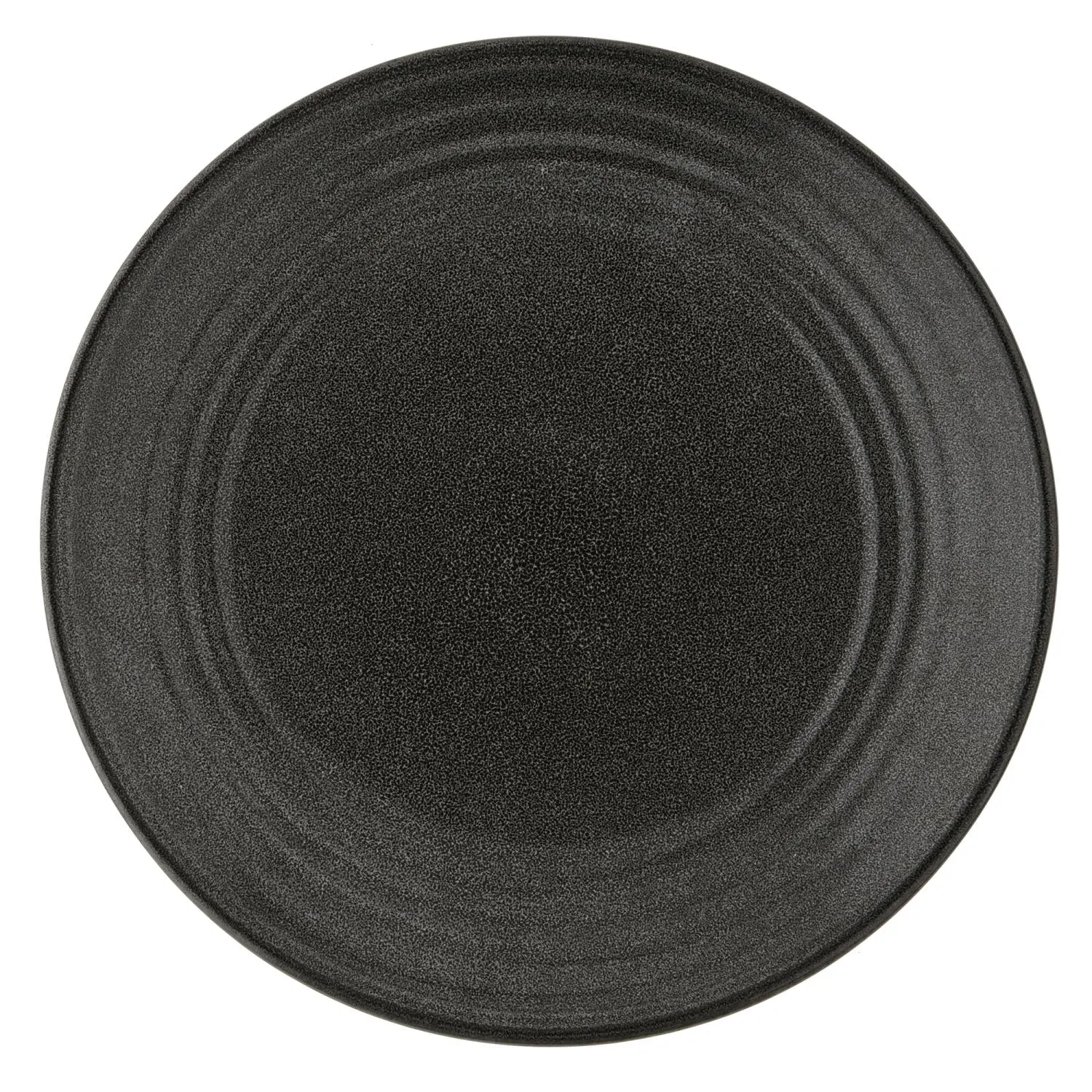 talerz, ceramika, czarny, okrągły, gładki surface