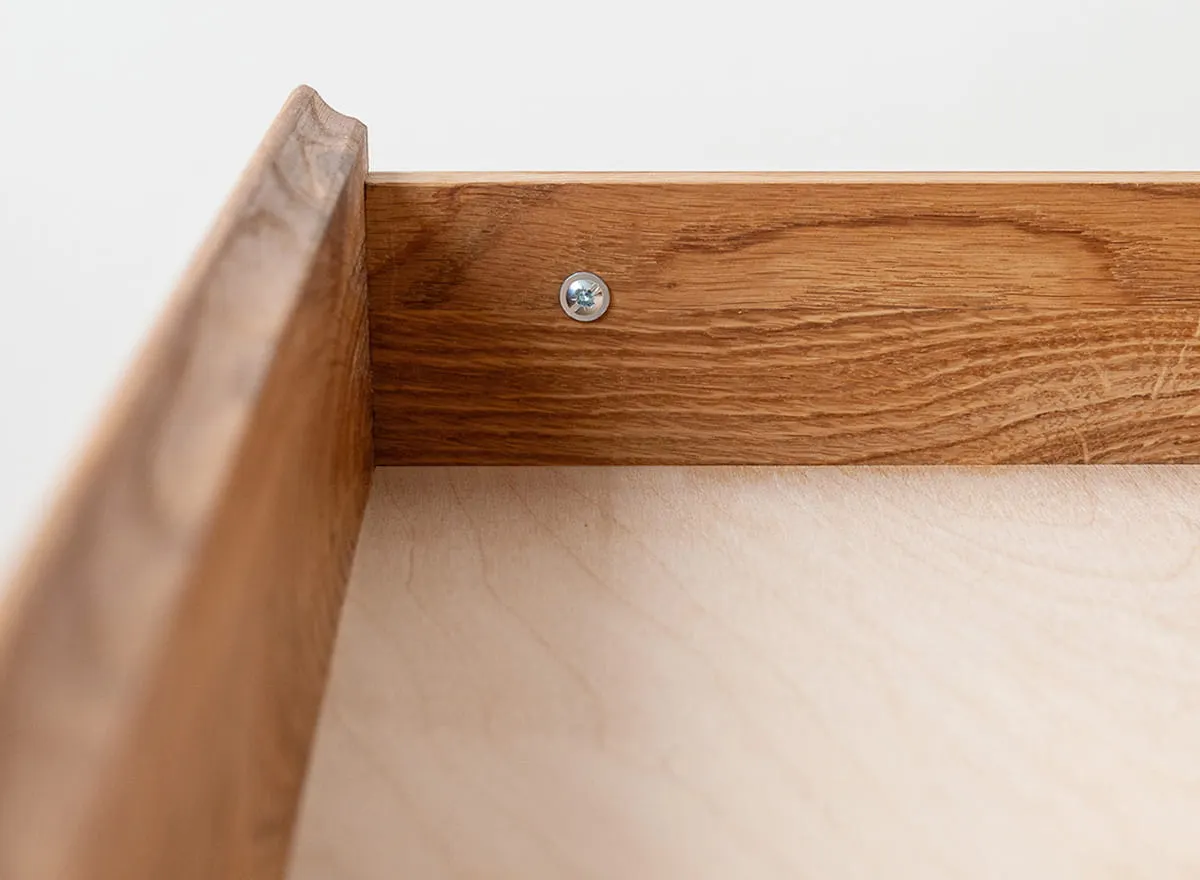 Stolik - gazetownik dębowy GIALO - dąb olejowany - 2SGIA108