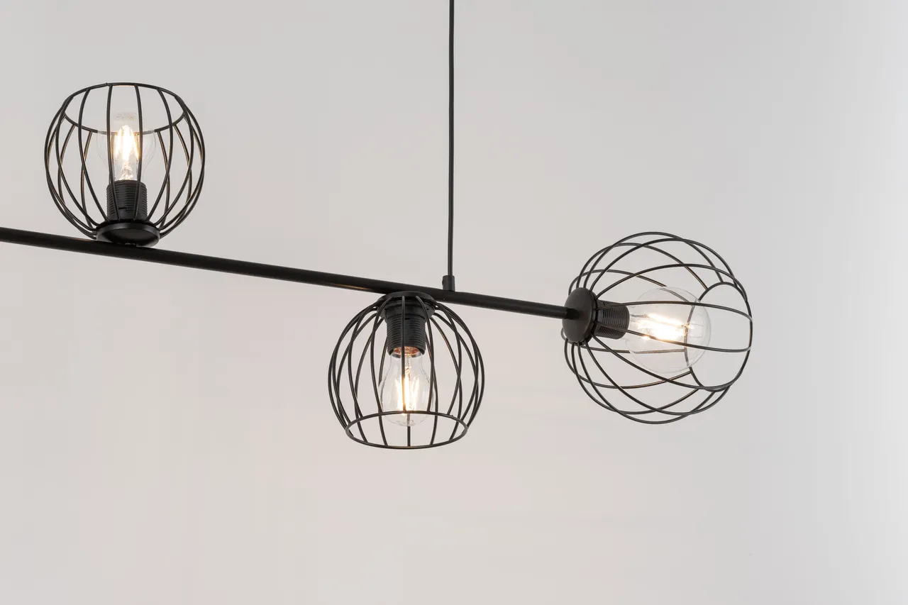 Lampa wisząca MADAM 5 czarna - SI_32372