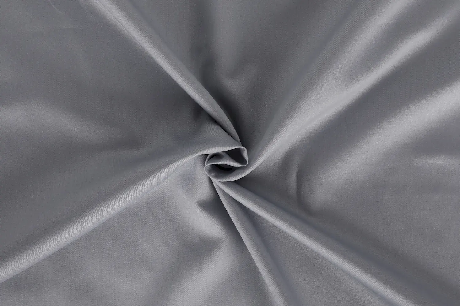 Komplet pościeli satynowej ELEGANT 135x200 cm poszewka 80x80 szary — zdjęcie 3