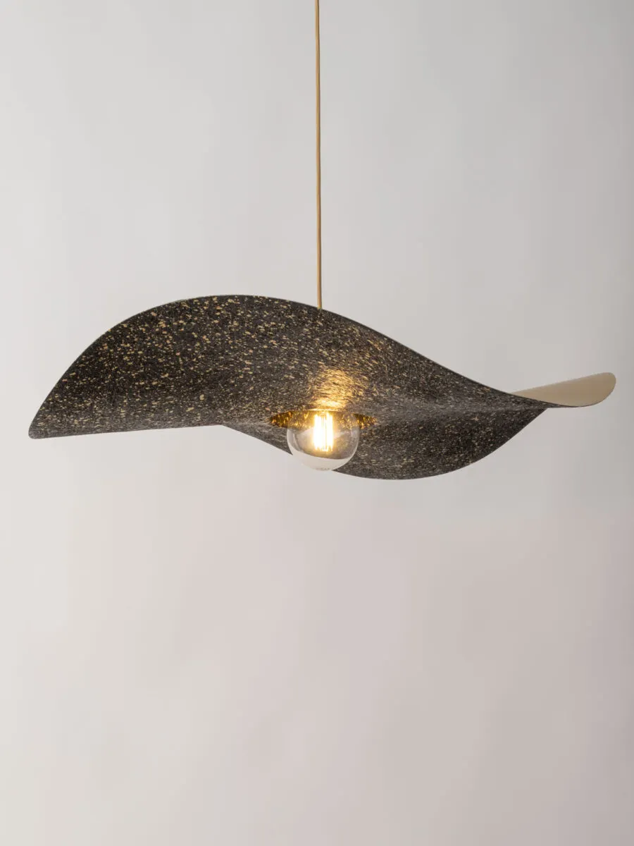 Lampa wisząca KAPELLO L złoto-czarna - SI_32342