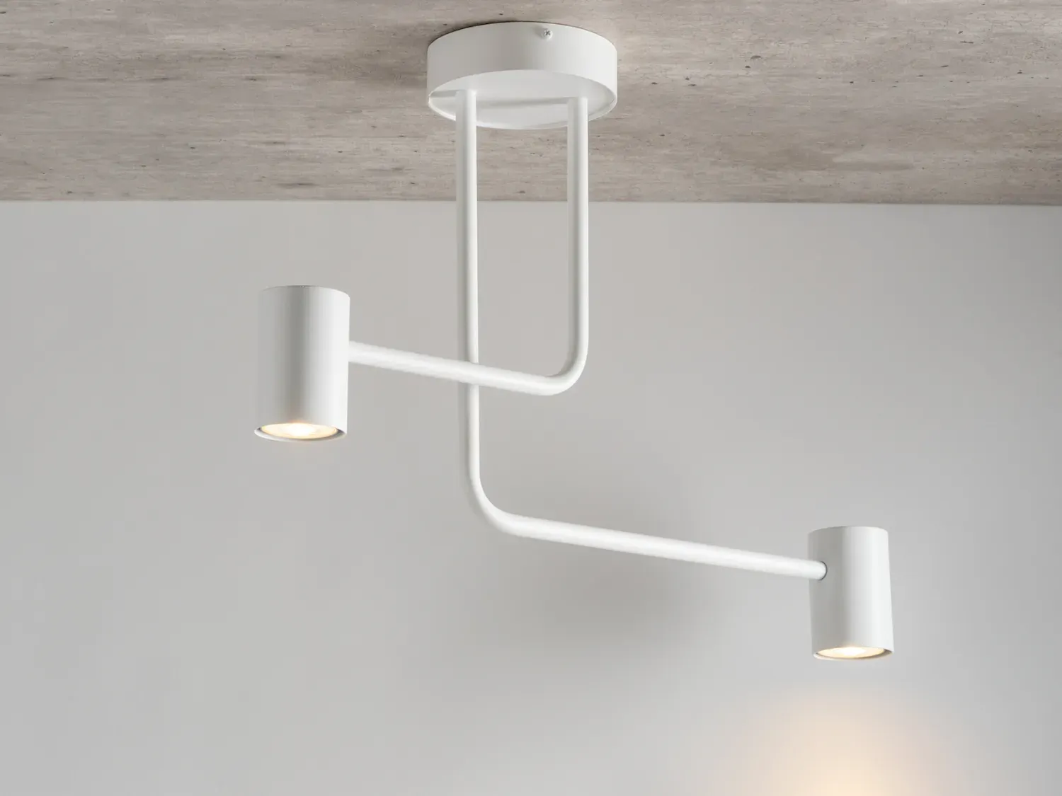 Plafon LUIS 2 biały - SI_33419