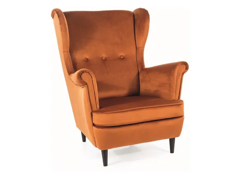 FOTEL LORD VELVET CYNAMON BLUVEL 4215 / WENGE FOTEL LORD VELVET CYNAMON BLUVEL 4215 / WENGE