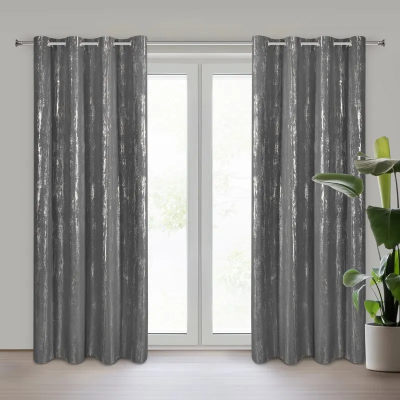 ZASŁONA GOTOWA LIBI 140 X 250 CM GRAFITOWY