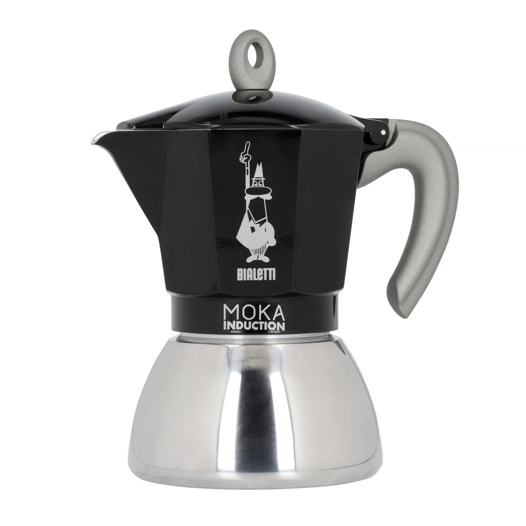 Kawiarka do kuchenki indukcyjnej NEW MOKA 6tz 280 ml czarna BIALETTI Kawiarka do kuchenki indukcyjnej NEW MOKA 6tz 280 ml czarna BIALETTI