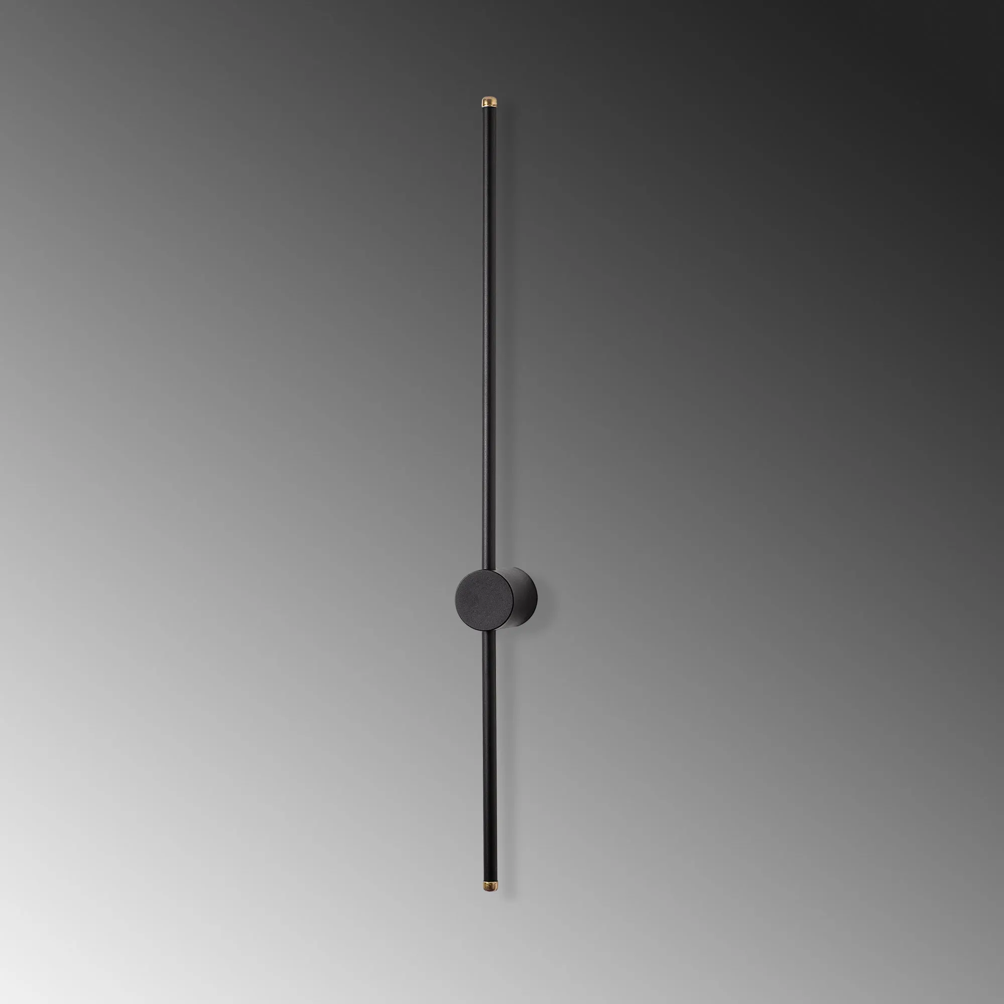 Lampa ścienna kinkiet SWORD 7x91cm czarna - ASI_119FRS1157