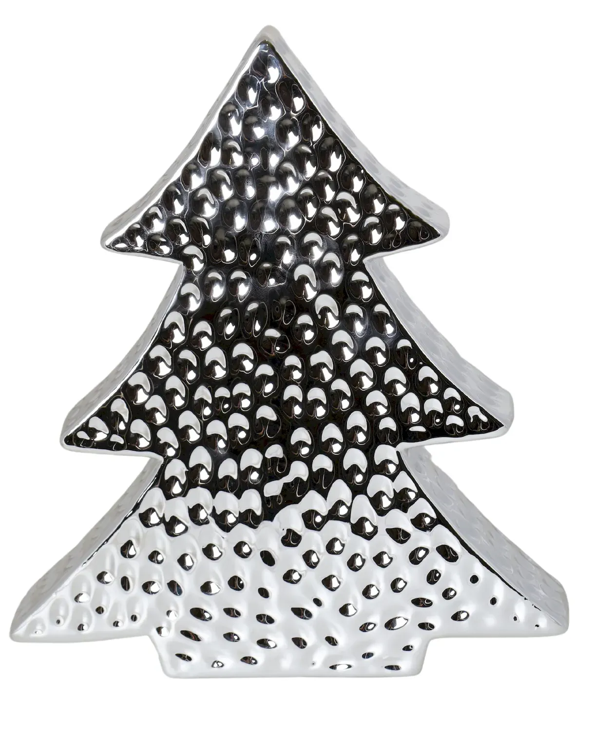 CHOINKA ceramiczna mała 4802 srebrna CHOINKA ceramiczna mała 4802 srebrna