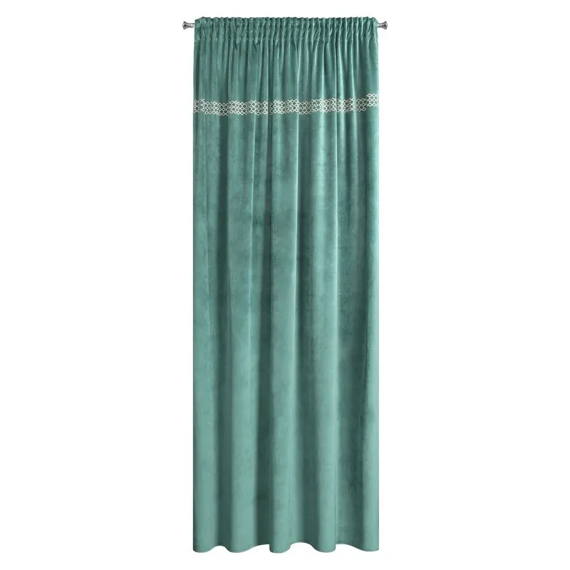 ZASŁONA GOTOWA JOVITA NA TAŚMIE 140 X 270 CM ZIELONY - EU_373168