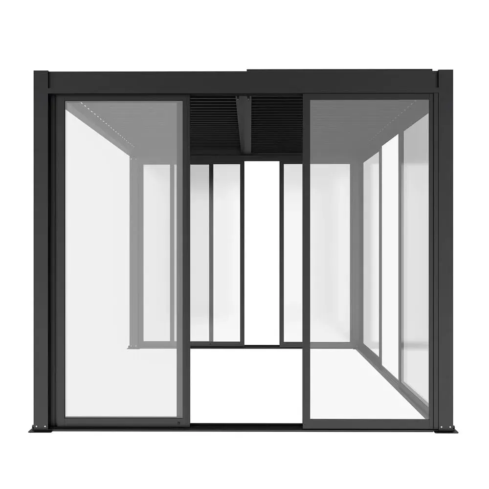 Drzwi przesuwne S8 LUXE 270x238cm (do ścianki: 3m wys.2,5m ) antracyt Esti&Esta — zdjęcie 9