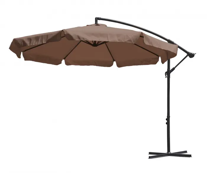 Parasol ogrodowy CZAPLA 2 brązowy 300cm