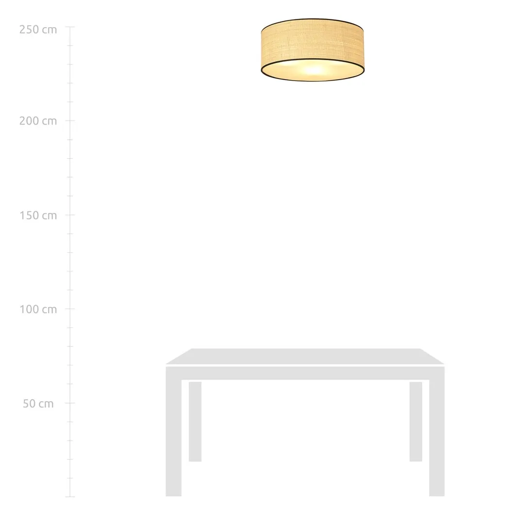 Lampa sufitowa  ASTON 3 czarny brązowy — zdjęcie 7