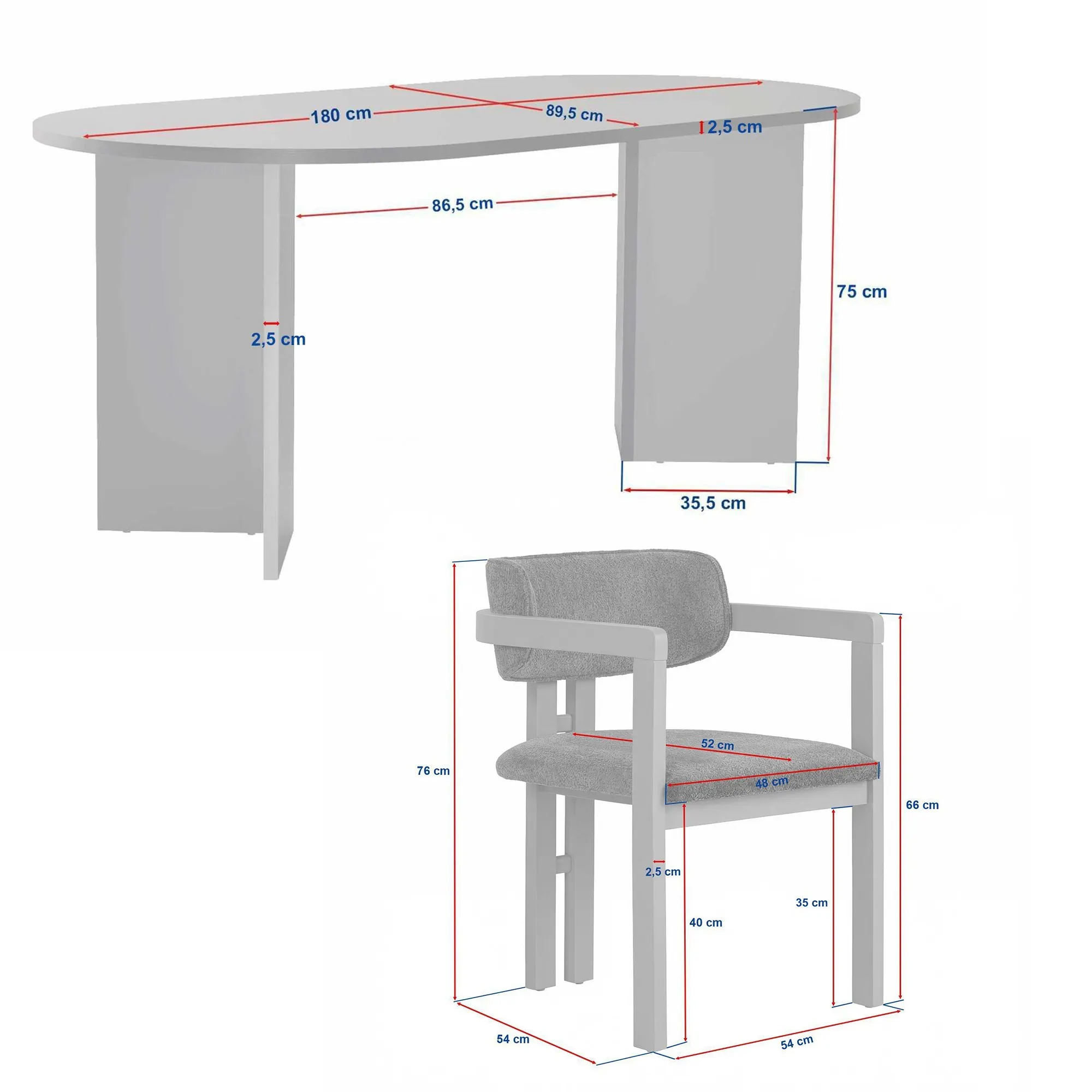 image stół, biurko, mebel zestaw, drewniane pełne, meble do salonu