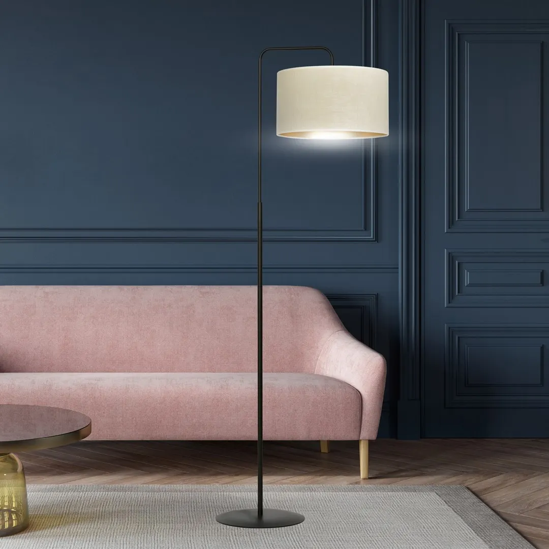 Lampa stojąca HILDE LP1 czarny biały — zdjęcie 7