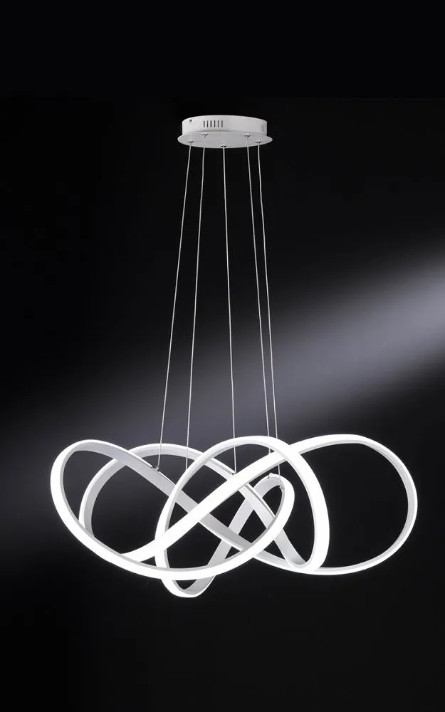 Lampa wisząca ARTE LED srebrna — zdjęcie 4