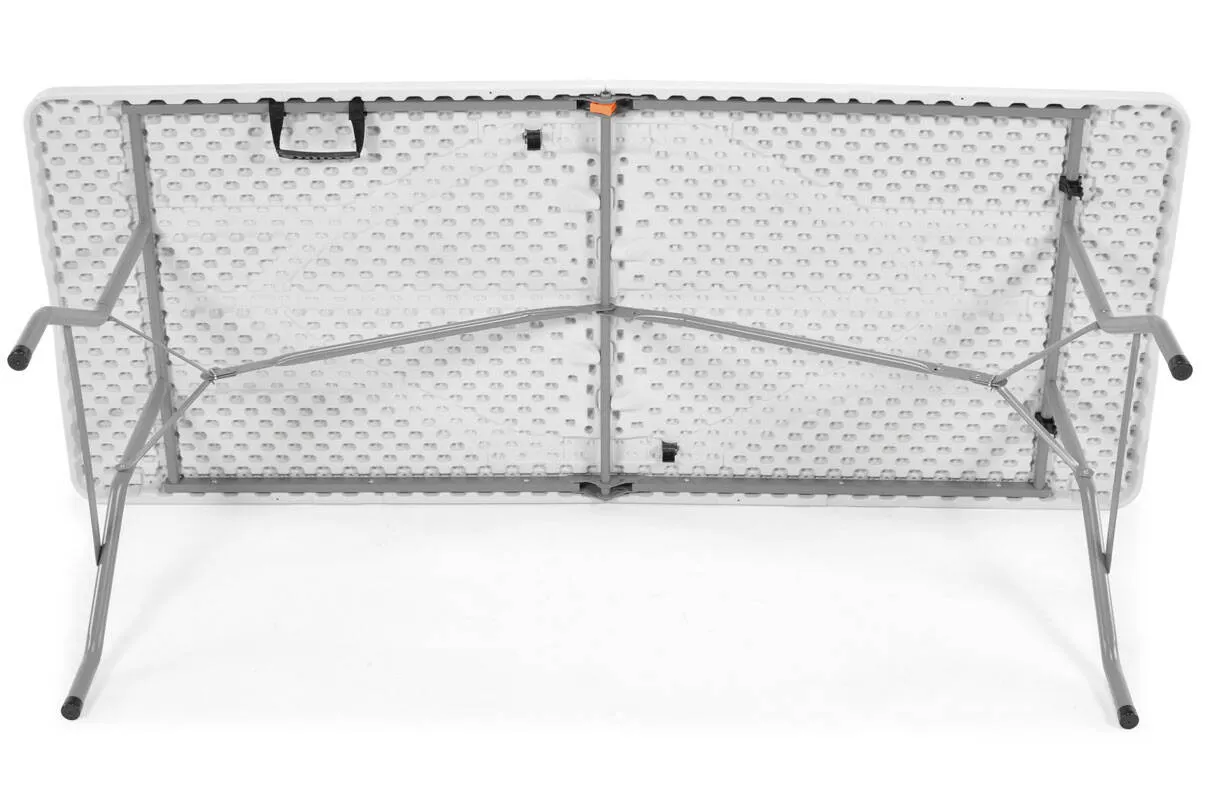 Stół cateringowy bankietowy 180 cm biały składany - FE5906948101883