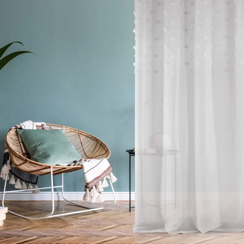 ZASŁONA GOTOWA D91 STELLA 140X250 CM SZARY - EU_357660