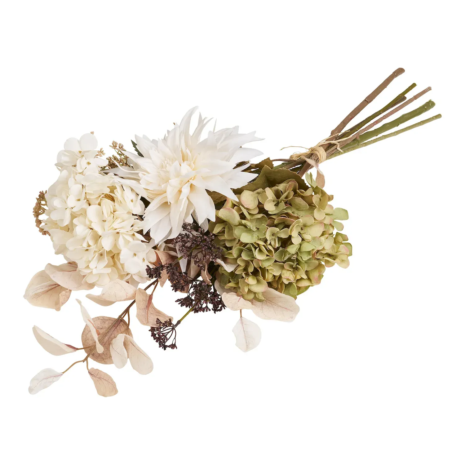 Bukiet hortensji HYDRANGEA sztuczne kwiaty, mix wielokolorowy