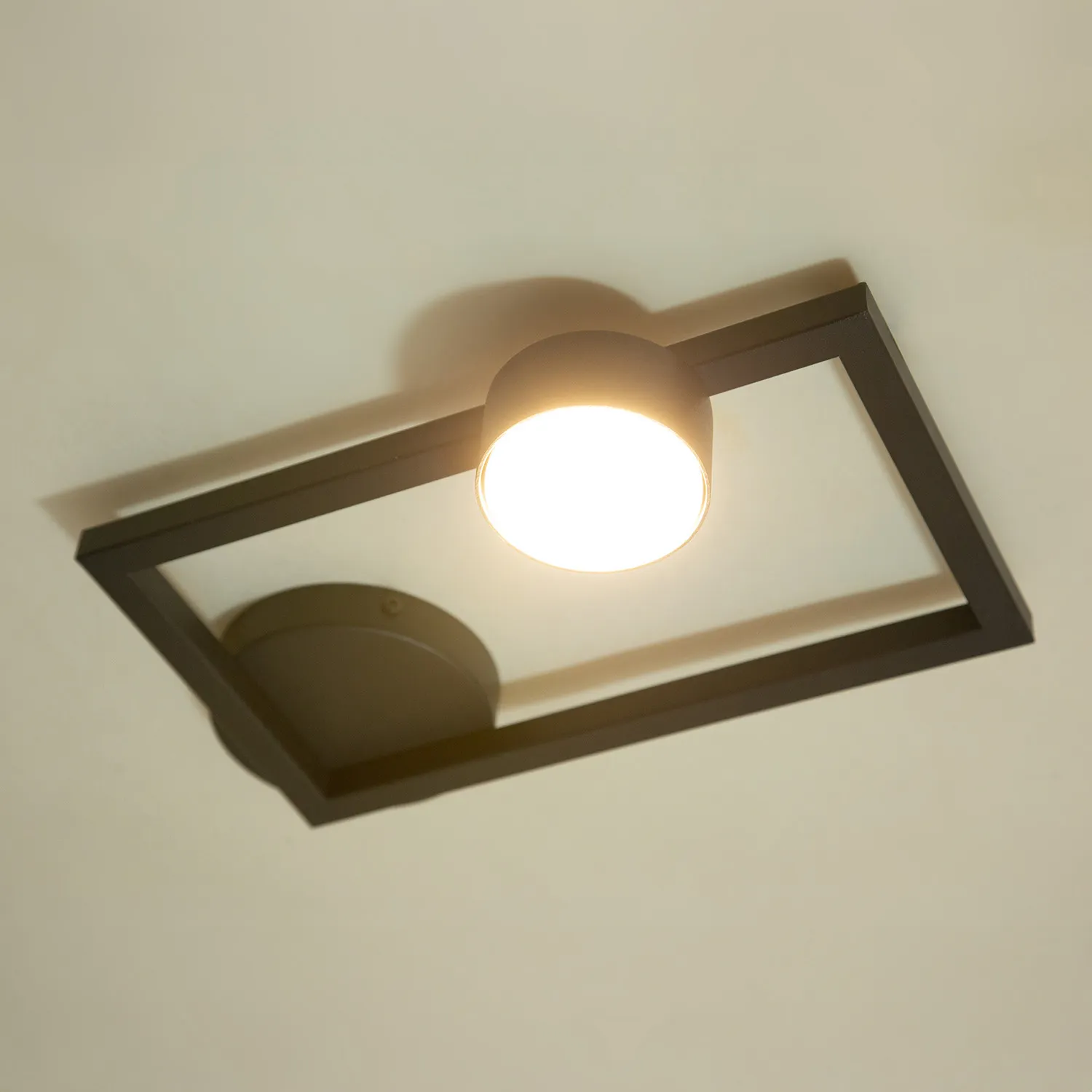 Plafon stalowy FRAME 1 grafit - SI_41279