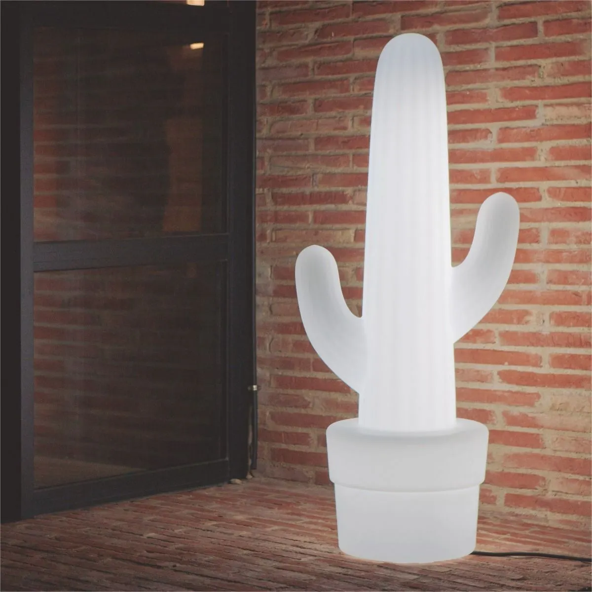 lamp, lamp stołowy, lampa cactus, biały, nowoczesny