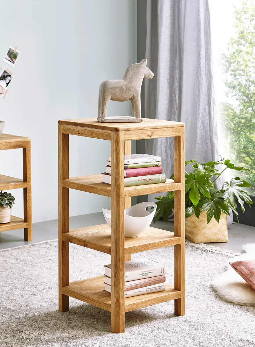 Regał dębowy średni Gialo 83x40x40 - 2SGIA27