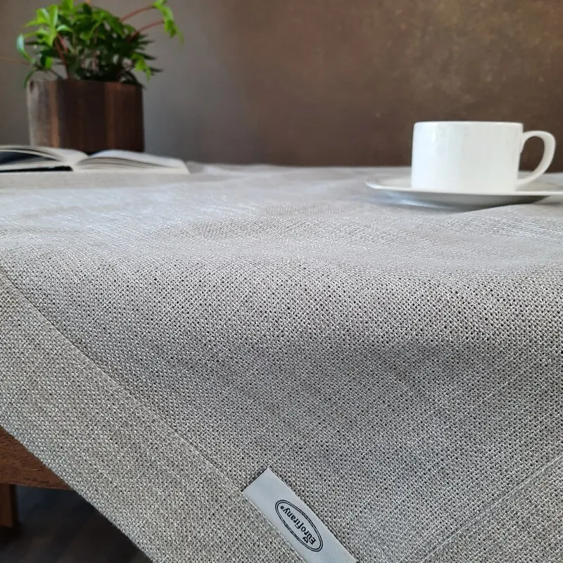 OBRUS STELLA 2 40 X 180 CM SREBRNY - EU_390435