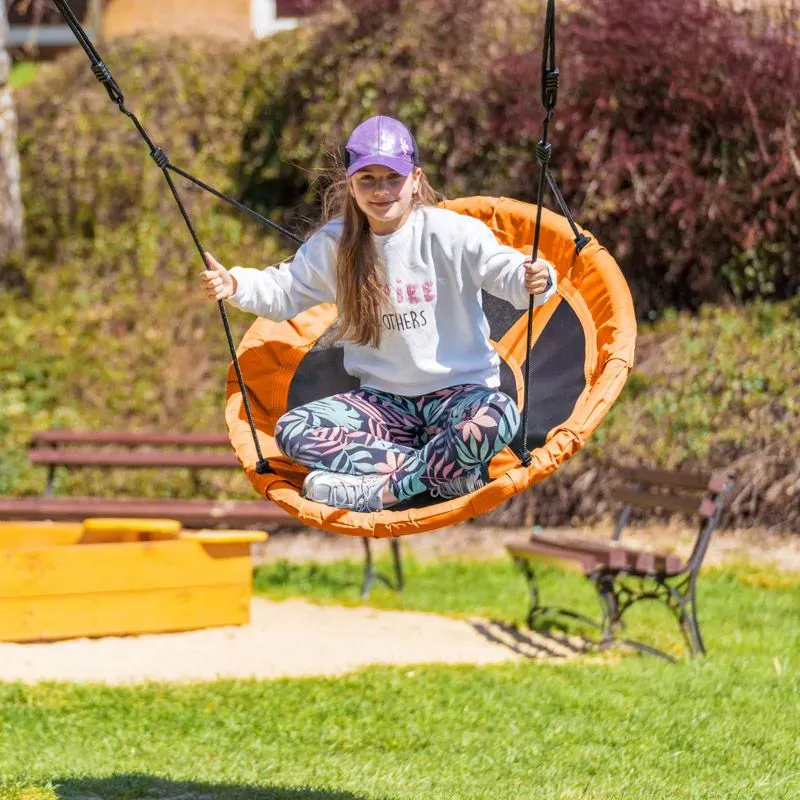 Huśtawka BOCIANIE GNIAZDO 100 pomarańczowa - MI_5901738198647