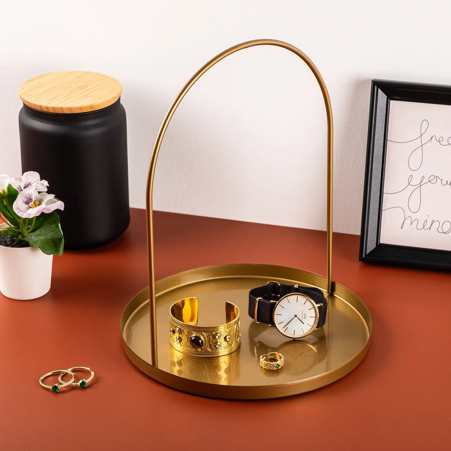 Metalowa ozdoba KOS B złota - ASI_247HFM1117