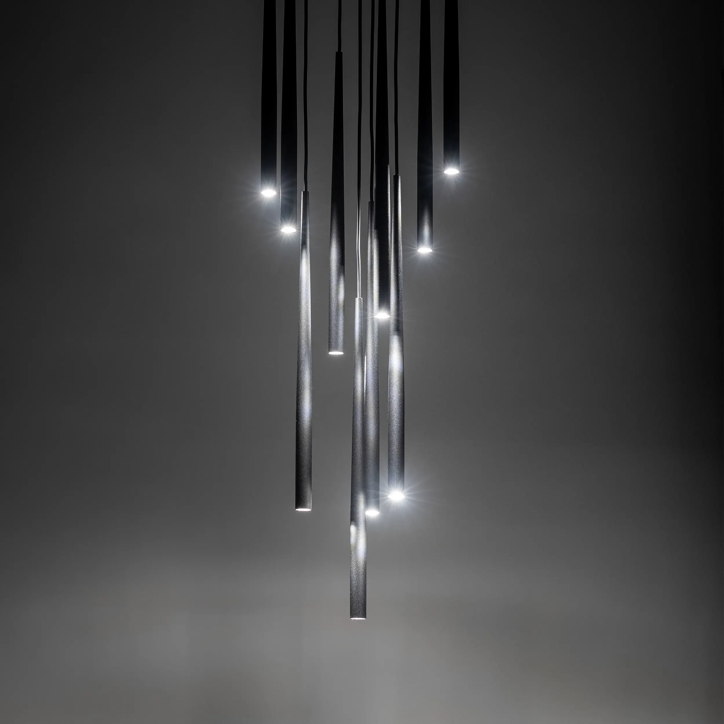 Lampa wisząca PIANO czarna 140x35cm - TK_10114