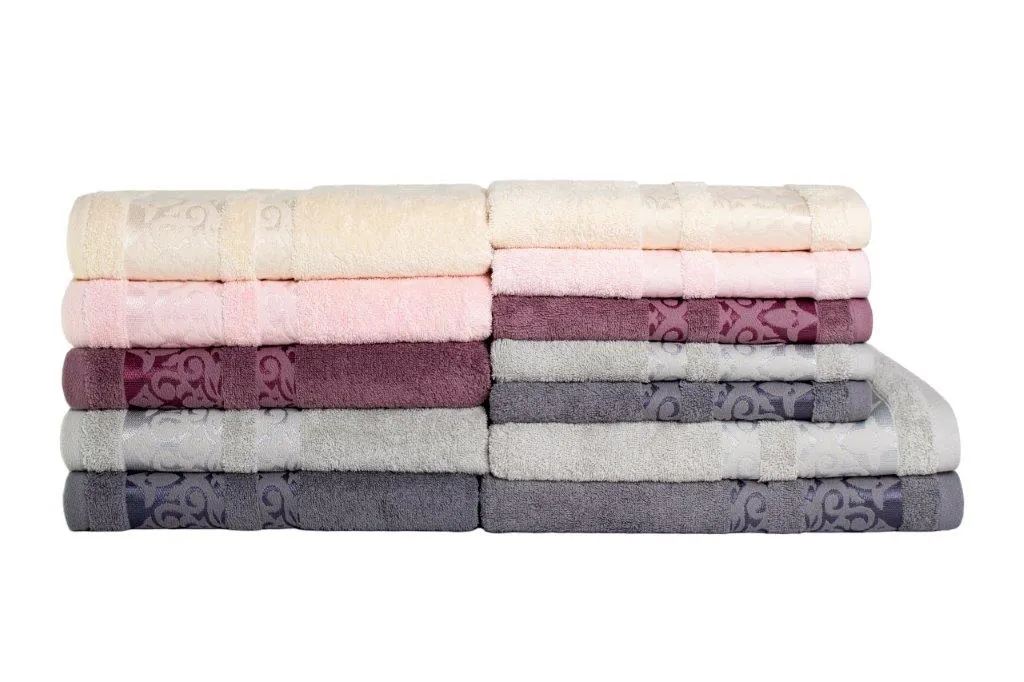 Ręcznik frotte AUGUST IV 50X90 gramatura 500 popielaty - FARO_21258