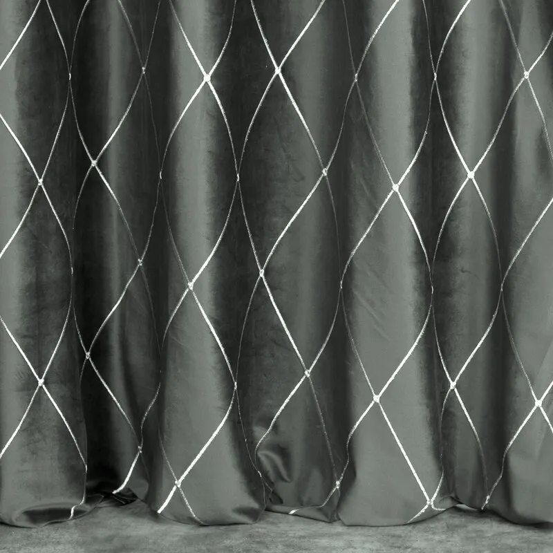 ZASŁONA DEKORACYJNA PIERRE CARDIN MARGO 140X250 CM JASNOSZARY - EU_389717