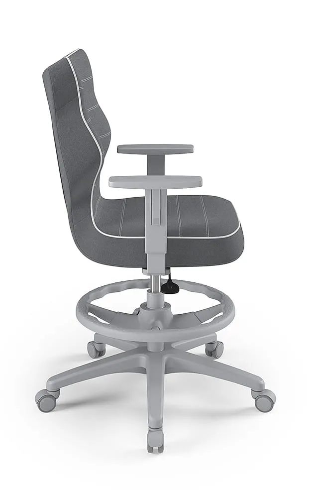 Krzesło młodzieżowe Duo szary Jasmine 33 rozmiar 5 WK+P - CD-D-5-D-E-JS33