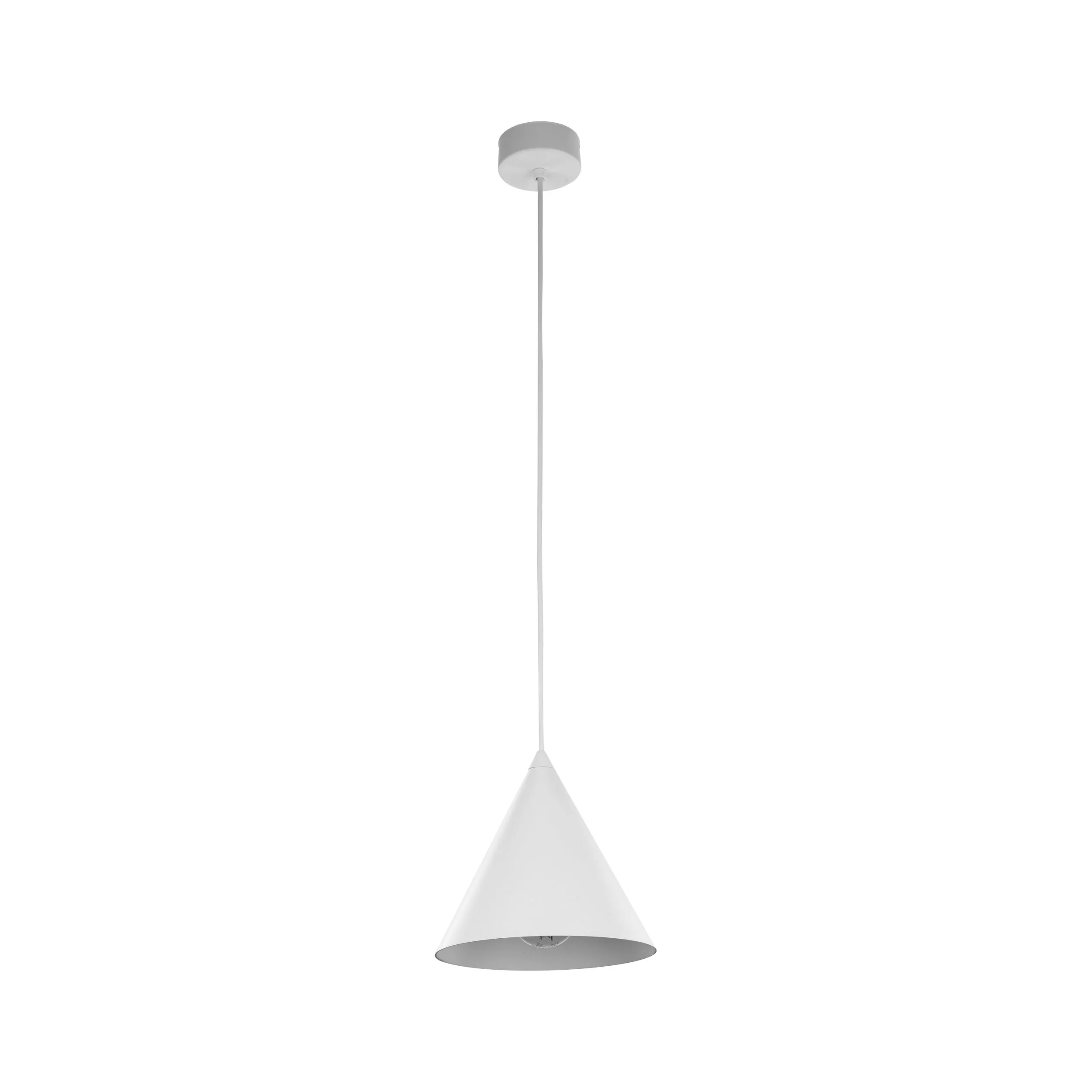 Lampa wisząca CONO S biała 150x19cm