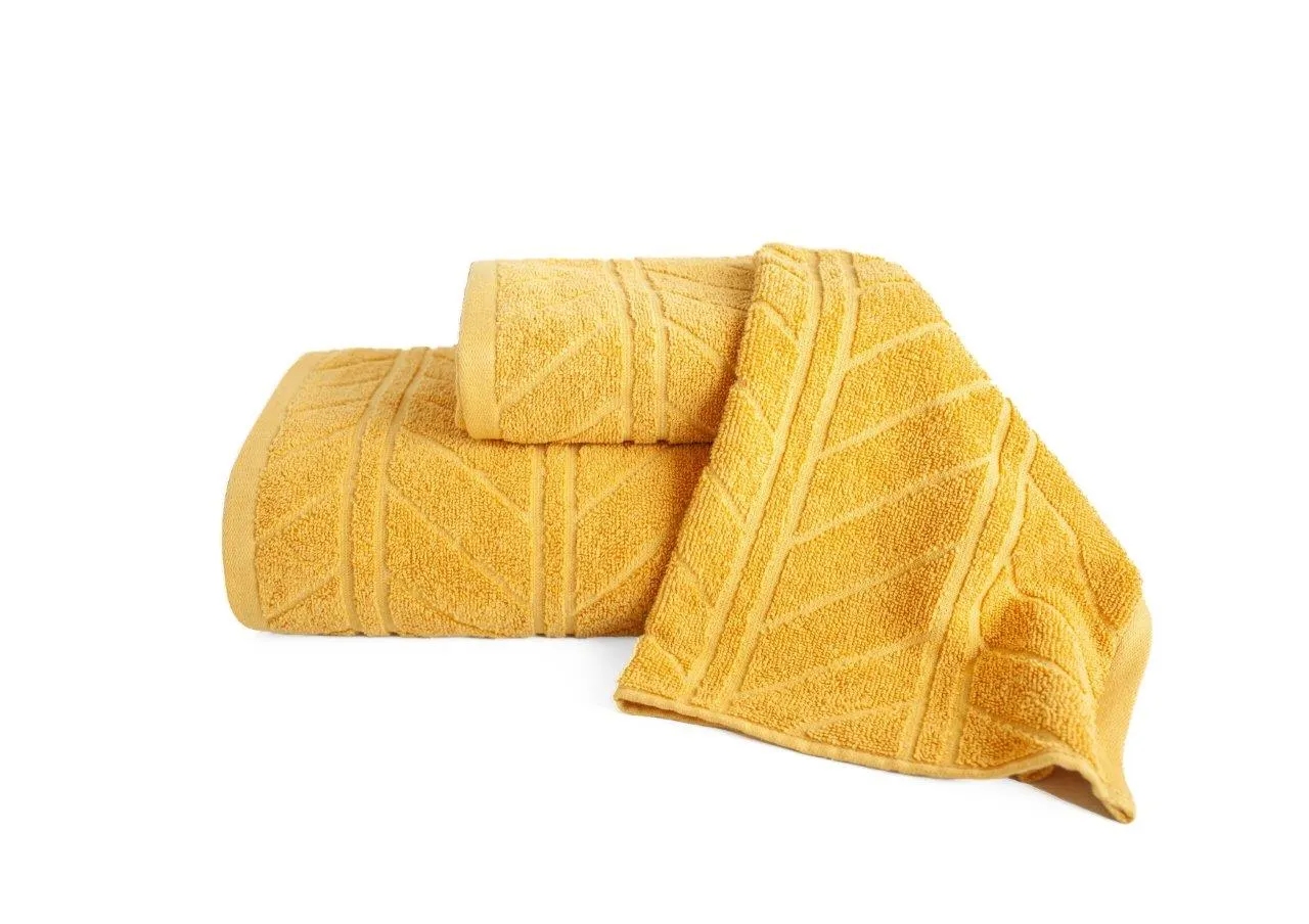 Ręcznik frotte RELIEF 30x50 gramatura 500 żółty - FARO_30232