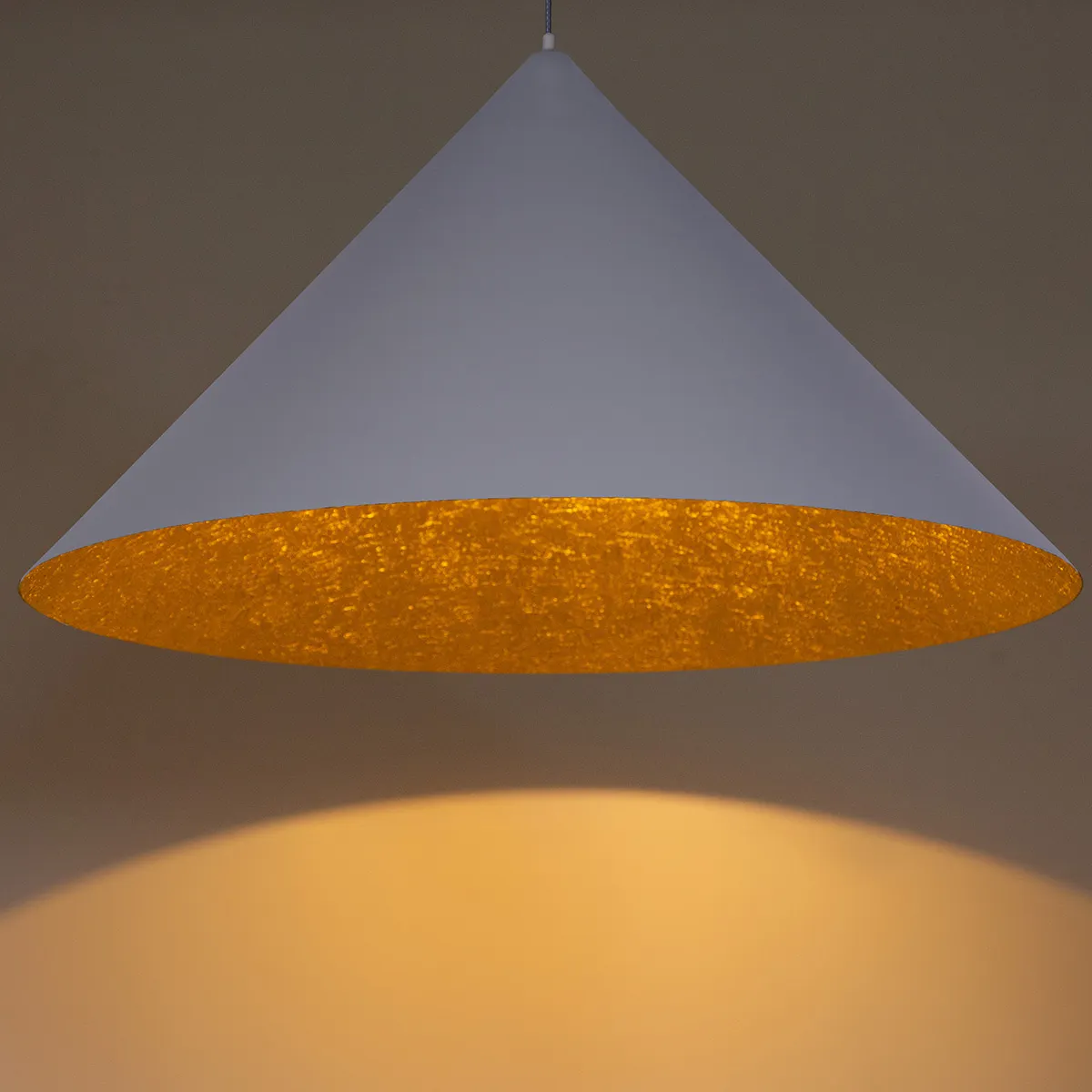 Lampa wisząca VESUVIO M złoto-szara - SI_41048